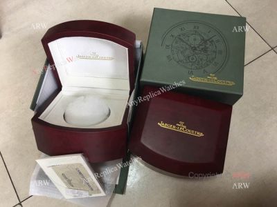 Copy JAEGER-LeCoultre Watch Box - NEW Red Wooden Box
